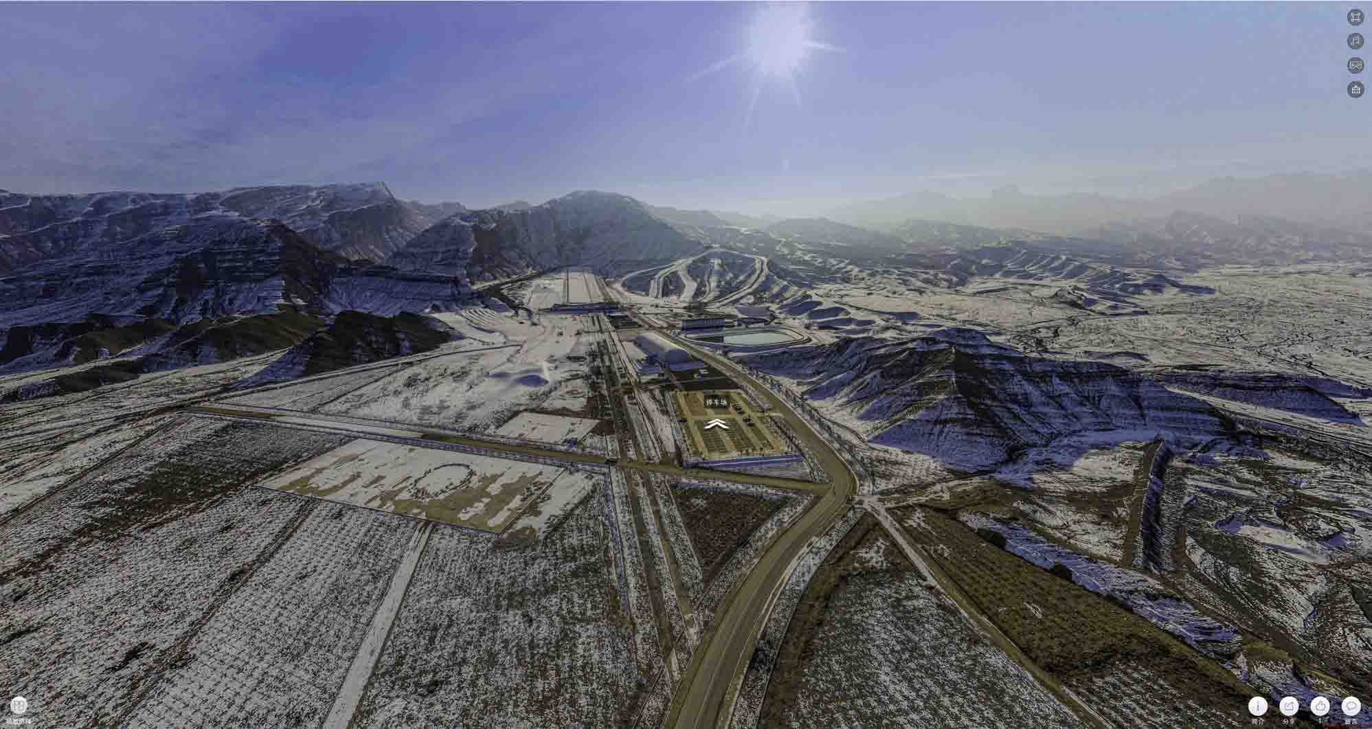 光山720全景技术：开启全方位视觉新纪元——在手绘地图中的应用探索